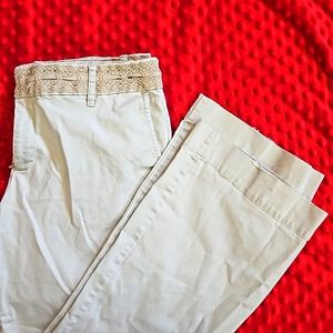 90s Vintage Crochet Waist Flair Old Navy Low Rise size 10